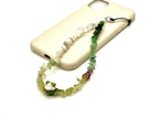 Lucky Cat Phone Strap: Aventurine Gemstone Beaded Wristlet