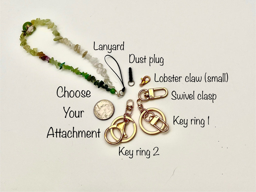 Lucky Cat Phone Strap: Aventurine Gemstone Beaded Wristlet