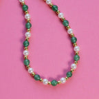 Green Phone Strap - Pearl Phone Strap Bead Phone Strap Crystal Phone Strap Cute Custom Phone Charm Strap Green Wrist Strap Aventurine Charm