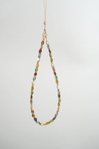 Vintage Rainbow Crystal Beaded Phone Charm Strap